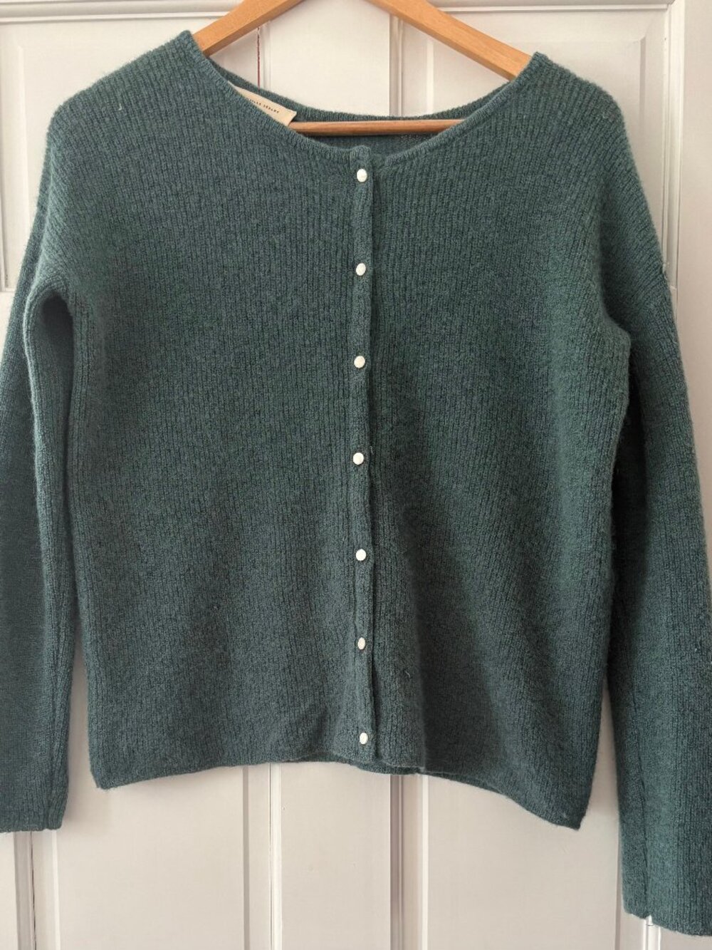 Sezane Gaspard Cardigan, Sage - Picture 3 of 3